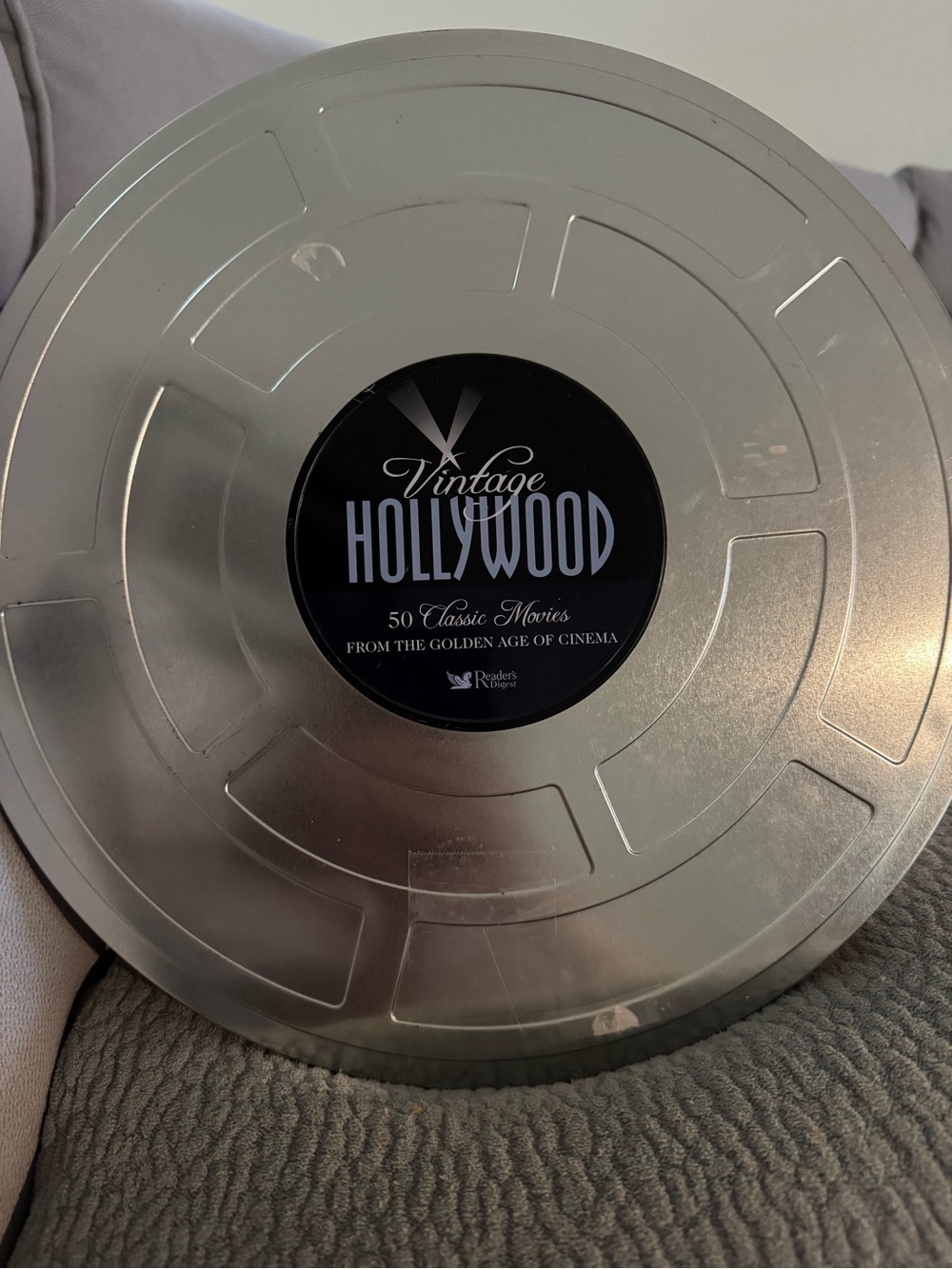 Vintage Hollywood Silver Collector’s Media Tin - 50 Classic Movies